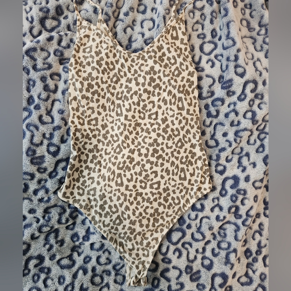 American Eagle Bodysuit Animal Print